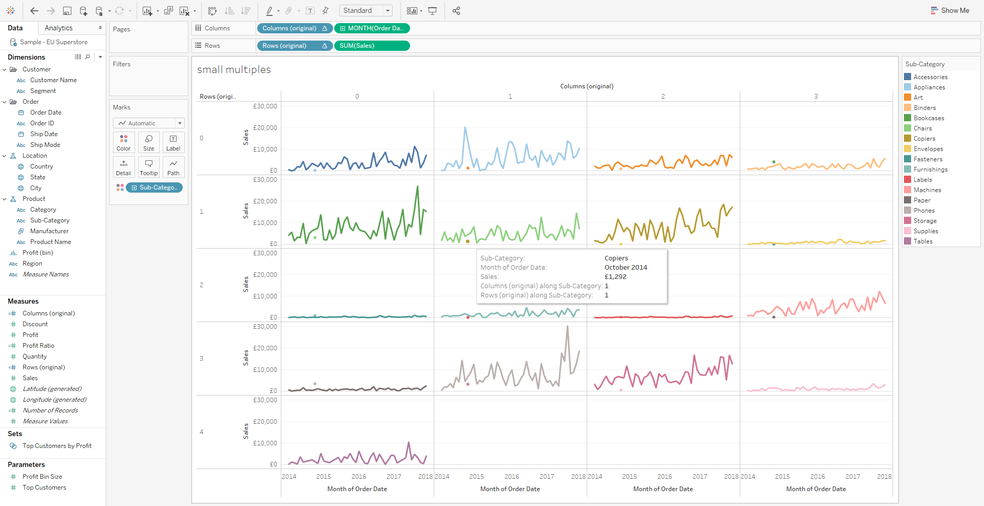 small multiples not working - highlight point